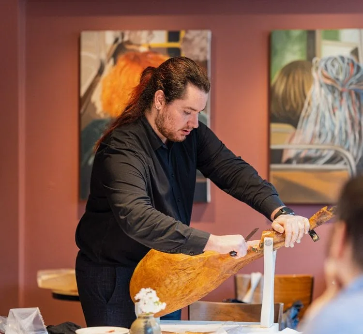 2023 - Quod Restaurant & Bar - Oxford - Jamon Masterclass Red Room Private Venue Collective Ivan