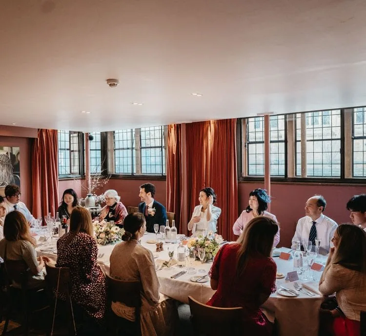 2022 - Quod Restaurant & Bar - Oxford - Red Room Private Dining Wedding Celebration Friends Family