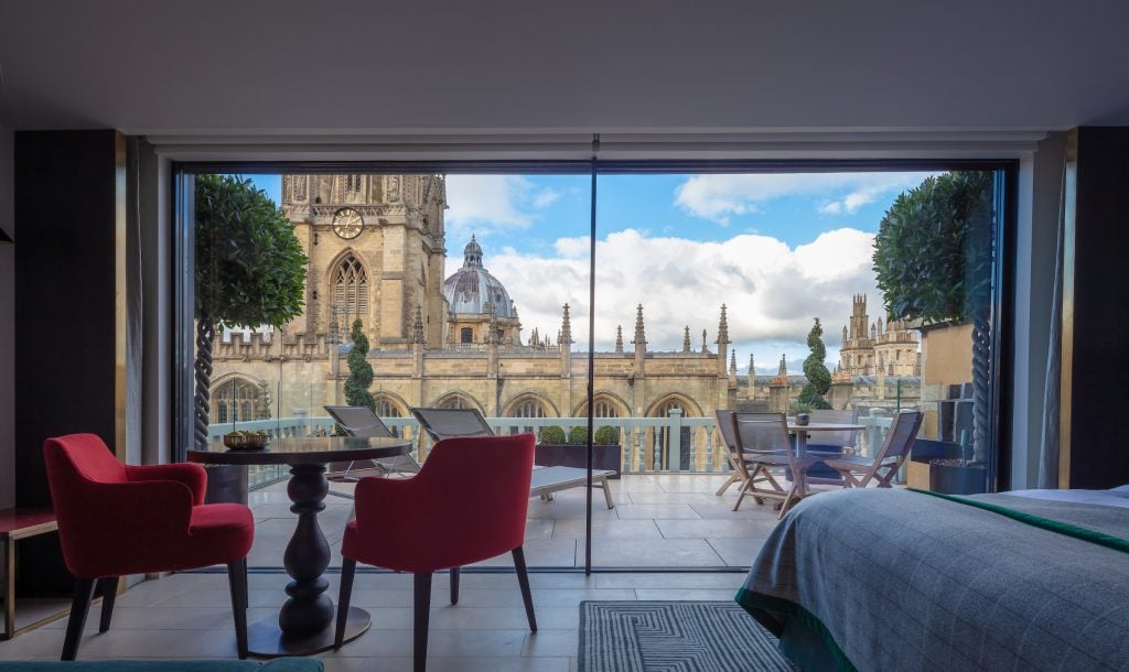 The Room With The View, Old Bank Hotel, Oxford  by James Wyman Architect, 2018