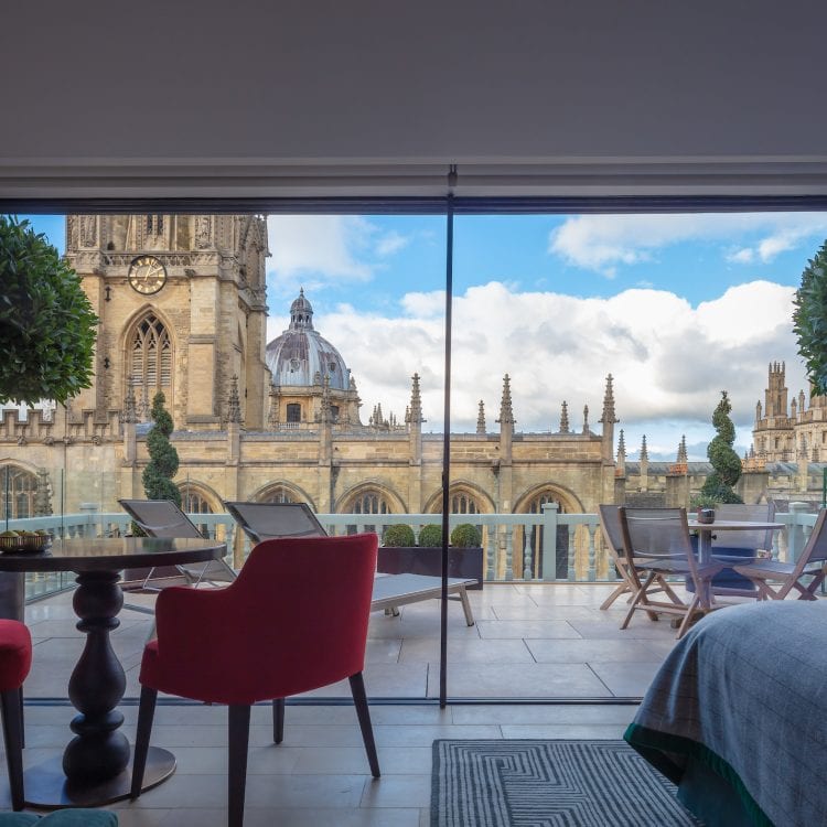 The Room With The View, Old Bank Hotel, Oxford  by James Wyman Architect, 2018